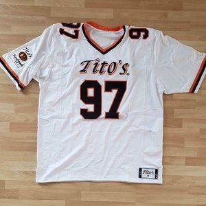 New Tito's Handmade Vodka Football Jersey Extra Large
